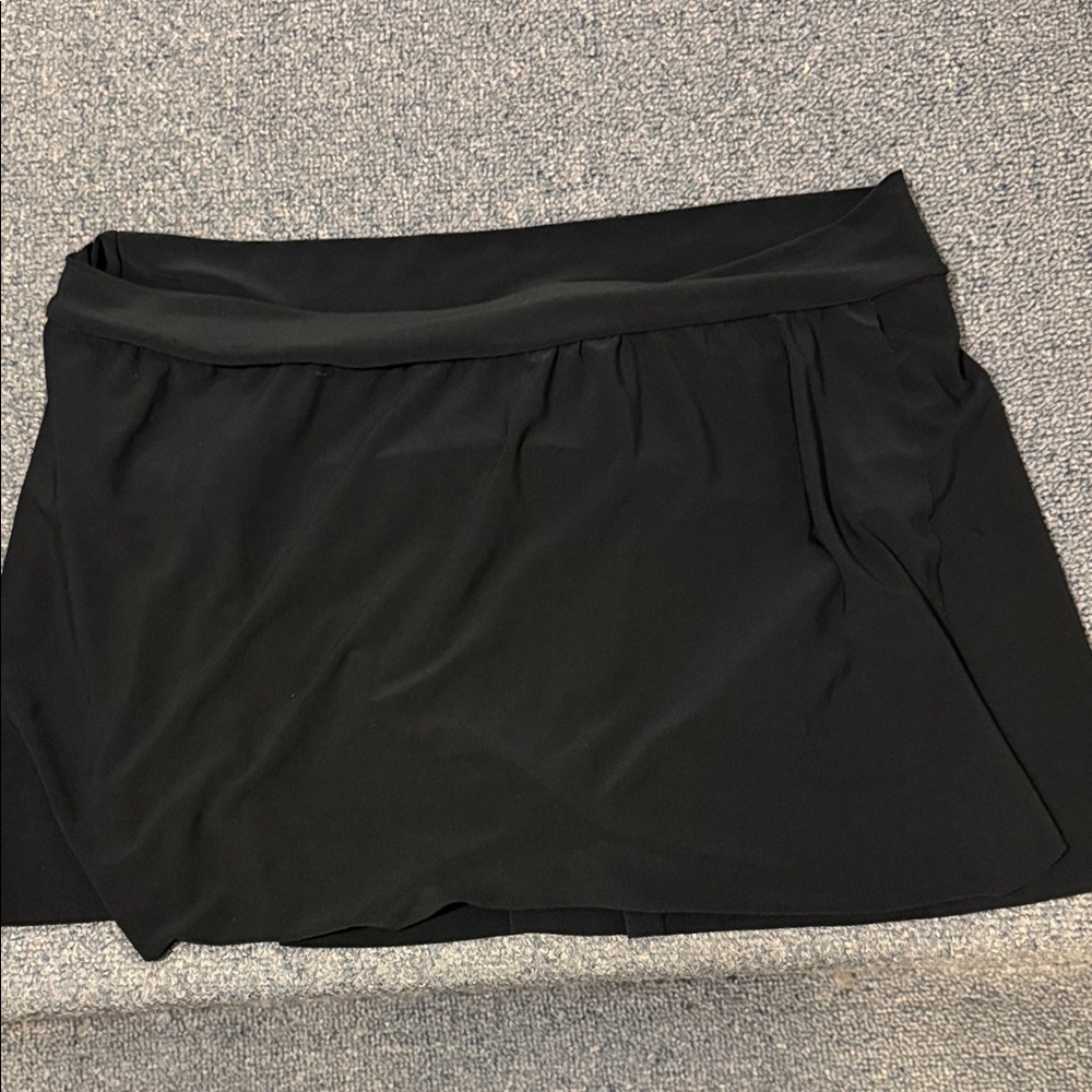 Miraclesuit Black Women's Skirted Swim Bottom